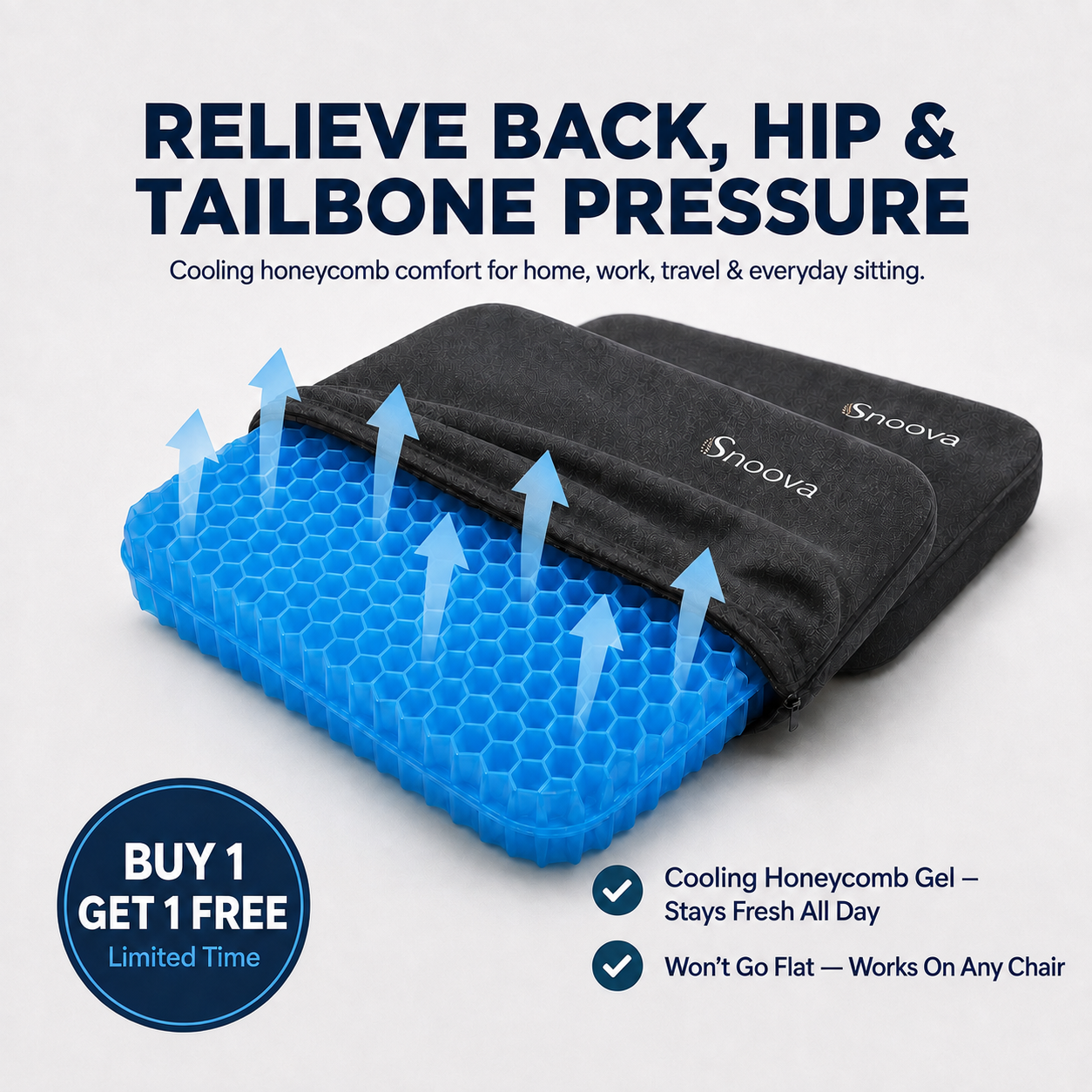Snoova BackRelief Gel™Cushion