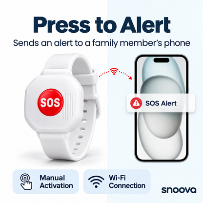 Snoova SafeTap™ – SOS Alert Bracelet for Seniors