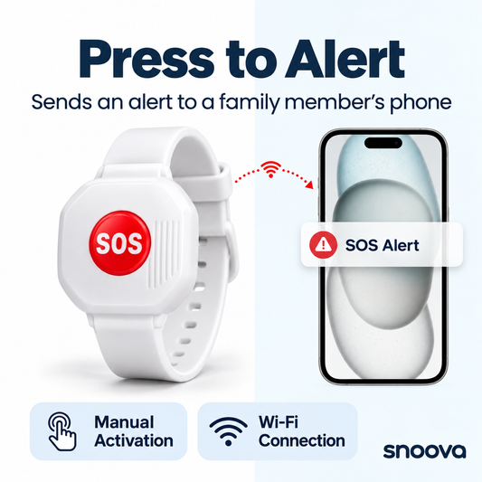 Snoova SafeTap™ – SOS Alert Bracelet for Seniors