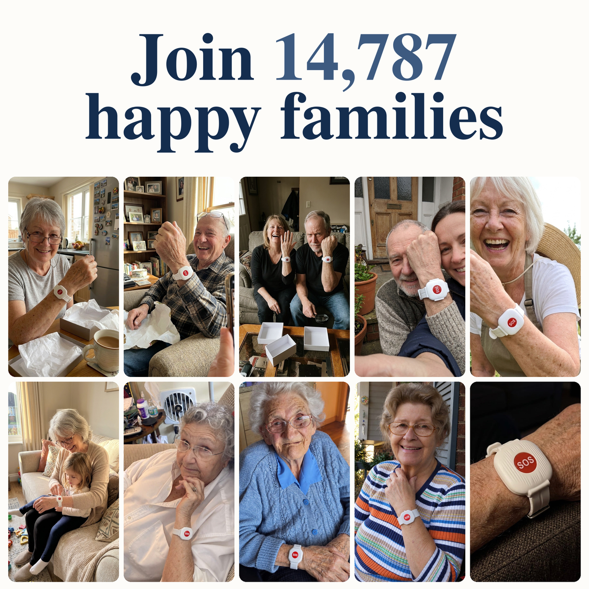 Snoova SafeTap™ – SOS Alert Bracelet for Seniors